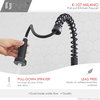 STYLISH Pull Down Kitchen Faucet  K-107N Matte Black