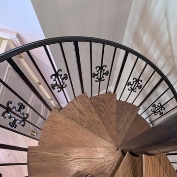 Project #135 | A Vibrant Double Curved Staircase