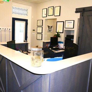 Reception After Custom Reception Desk