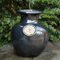 Gunmetal Black Down Under Pot - Outdoor Decor