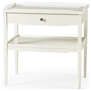 Modern Painted Side Table White