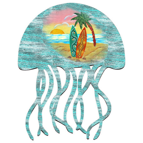 Jellyfish Scenic Door Hanger