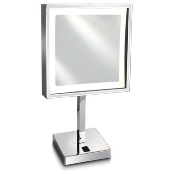 Empire 5X Magnification 8"x8" Lighted Makeup Mirror