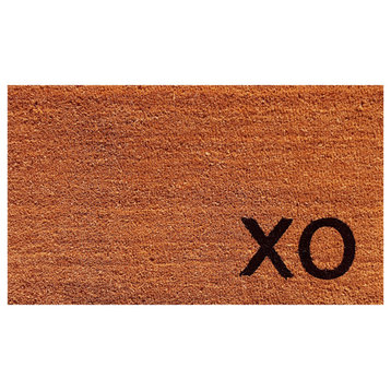 Natural XO Doormat, 30"x48"