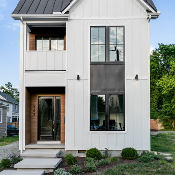 Modern White Home Exterior