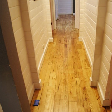 Hand Scraped Oak Refinish