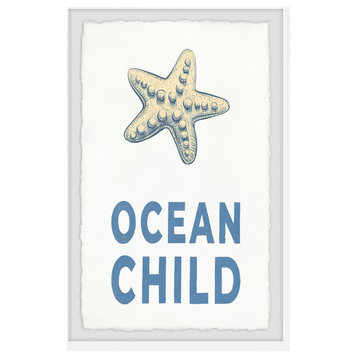"Ocean Child II" Framed Painting Print, 8x12