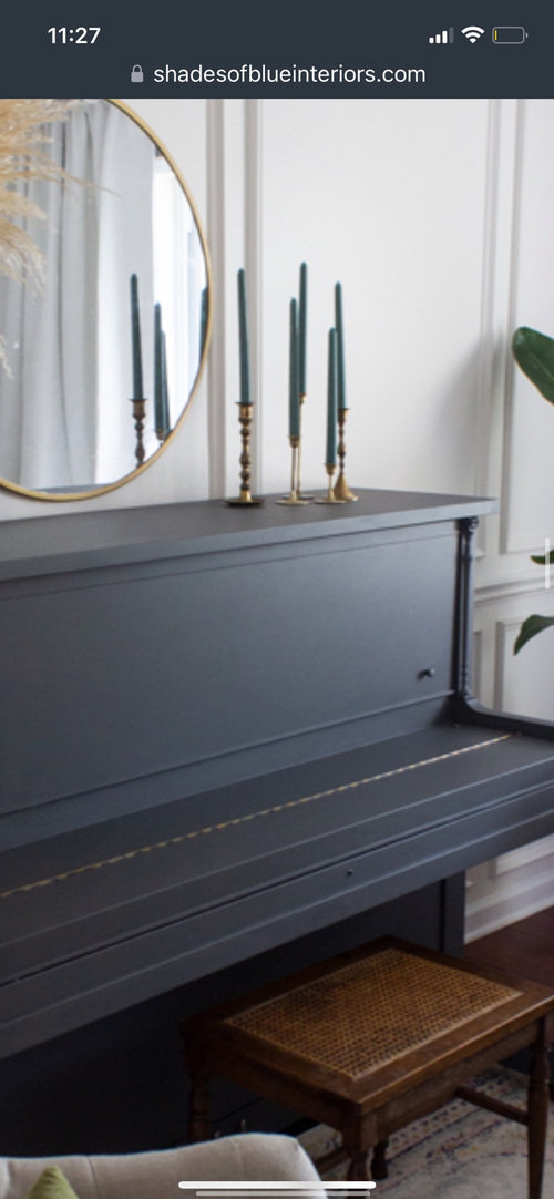 What color to paint piano?