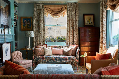 Elegant living room photo in London