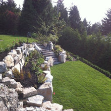 Side yard stairs