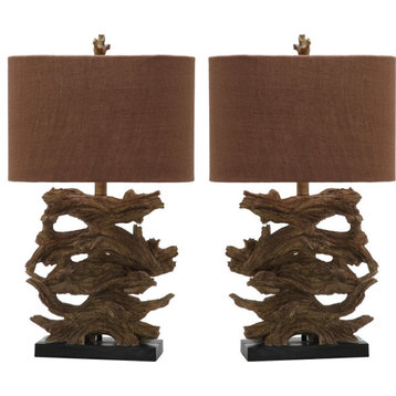 Forester Table Lamp (Set of 2) - Brown