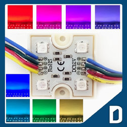 White Square LED Module String - Novelty Lighting