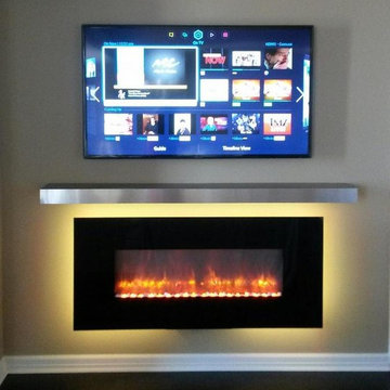 Wall mounted Fireplace