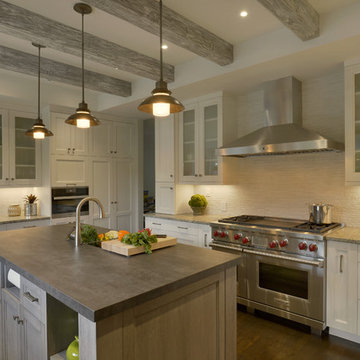 A Bright and Rustic Family-Friendly Kitchen