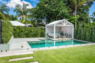 Beach style pool in Brisbane.