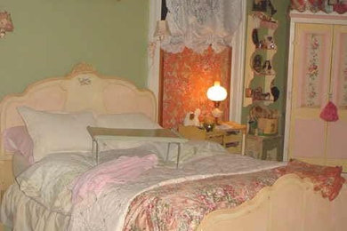 Vintage bed before and after