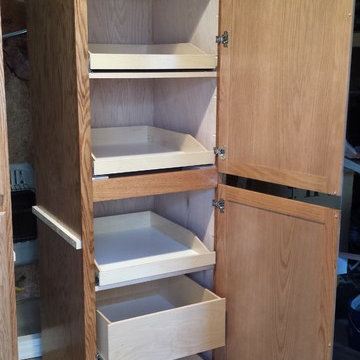 Custom pantry, wine and liquor cabinet