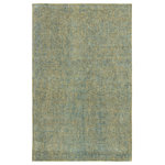 Jaipur - Jaipur Living Britta Plus Handmade Solid Blue/Green Area Rug, 9'x12' - The tweed-inspired pattern of this contemporary area rug offers understated visual texture, while the hand-tufted wool and viscose blend makes for a lustrous feel underfoot. A duo-tone design of vibrant green and blue creates a bold statement on this soft layer.