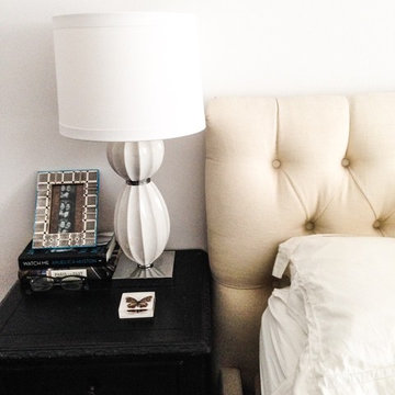 NY Home with Silk Drum Shades