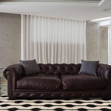 Noemie Area Rug in White and Black