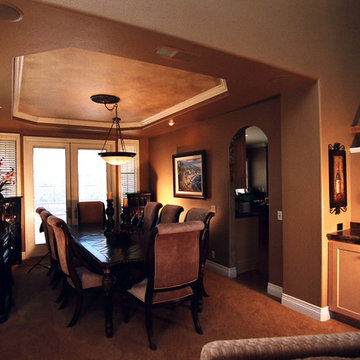 Coffer Ceiling Beneath the Loft
