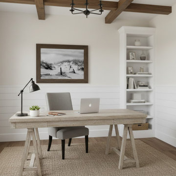 Buried Fences Modern Farmhouse Style Wall Art