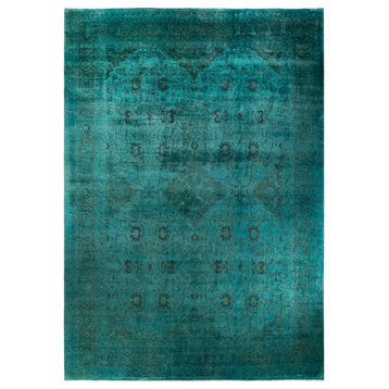 Fine Vibrance, One-of-a-Kind Hand-Knotted Area Rug Blue, 12' 5" x 16' 9"