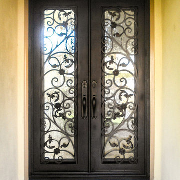 Beautiful Wrought iron Front Doors
