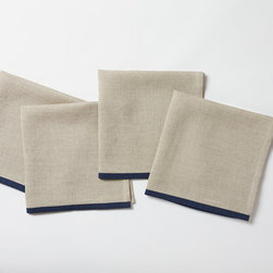 Color Border Napkin - Set of 4 - Napkins