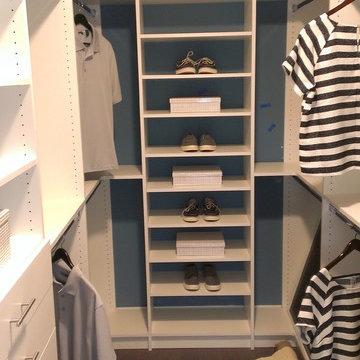 Tampa Model Home Master Bedoom Closet System