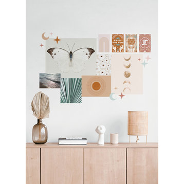 Mystical Boho Collage Wall Decals