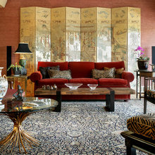 red couches