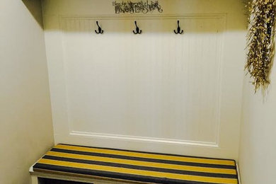 Hallway - craftsman hallway idea