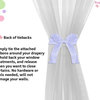 Dragonfly Curtain Tie Backs Purple Crystal Tieback Pair Set Decor