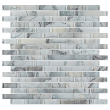 Linear Shell Grey 11.75 x 12