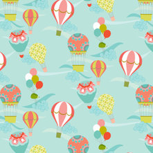 Contemporary Wallpaper by Spoonflower