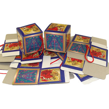 Club Pack of 1440 Trumpeting Angel Mini Gift Box Christmas Ornaments 2"