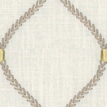 Roman Shades and fabric swatches