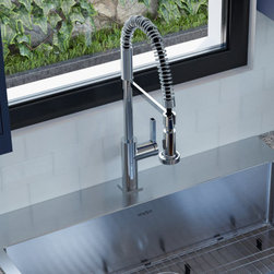 Coiled Pull Down Faucets - Kitchen Faucets
