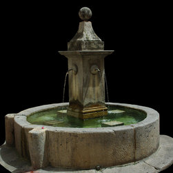 Landscaping Mediterranean Style - Outdoor Fountains And Ponds