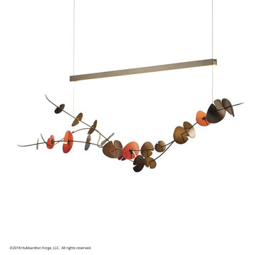 Hubbardton Forge 139812-1099 Lily LED Pendant in Sterling