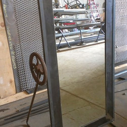 steel full length mirror - Floor Mirrors