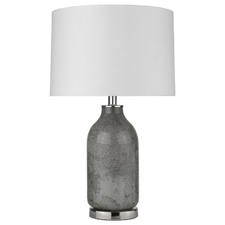 Trend Home 1-Light Polished Nickel Table Lamp