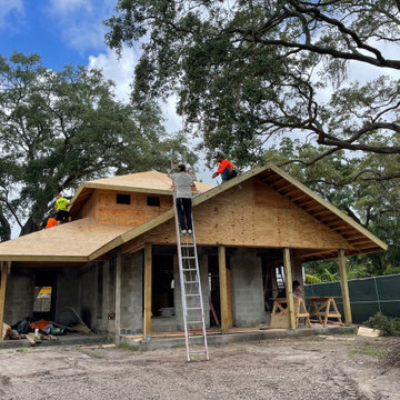 Dunedin Custom Home Build - Exterior Process