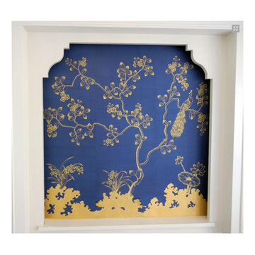 Oriental silk wallpaper in China-Details