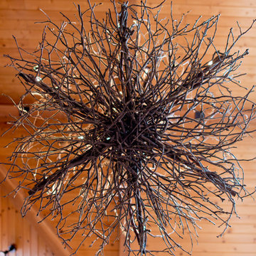 Rustic Chandelier in the Pecos Wilderness
