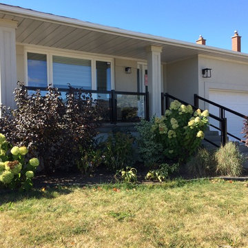Aluminum and Glass Porch Railings - 124