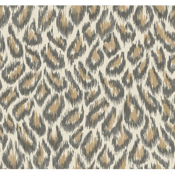 2973-90304 Electra Leopard Spot String Wallpaper Ikat Spots Finish in Bronze