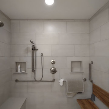 ADA bathroom with walk-in shower