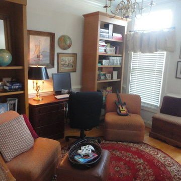 Living room and study re-design